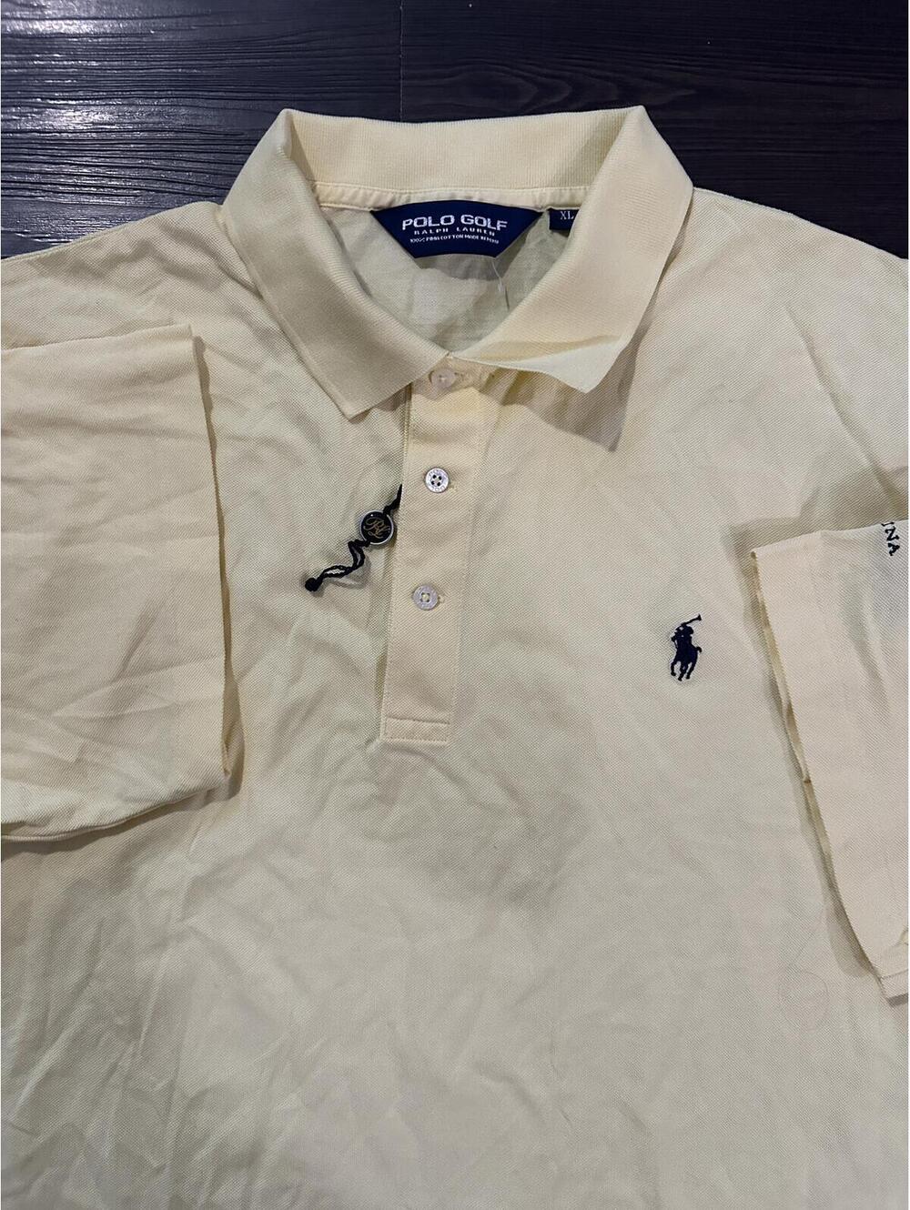 NWT Polo golf Ralph Lauren 100% Pima cotton XL yellow